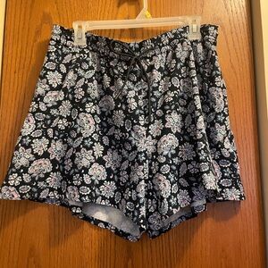 FIT Navy/Flowers Shorts